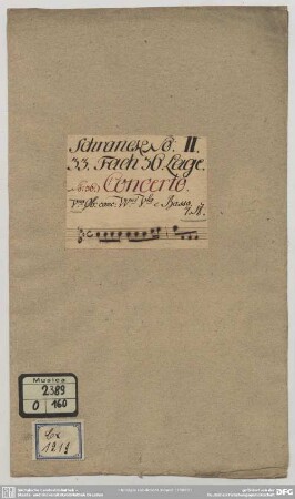 Concertos - Mus.2389-O-160 : vl, strings, org - B|b; RV 364a