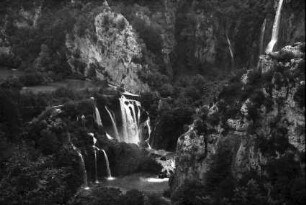 Plitwitzer Seen: [Wasserfall] Ausschnitt