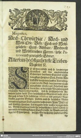 Abdankung : Abdanckungs-Rede