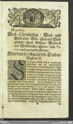 Abdankung : Abdanckungs-Rede