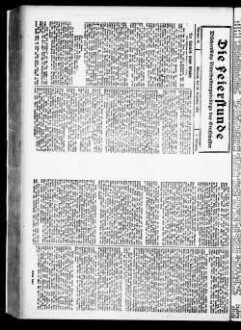 Die Feierstunde. 1919-1939