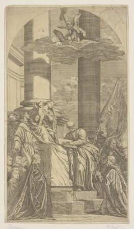 Maria mit Kind und Heiligen (Pesaro Madonna)