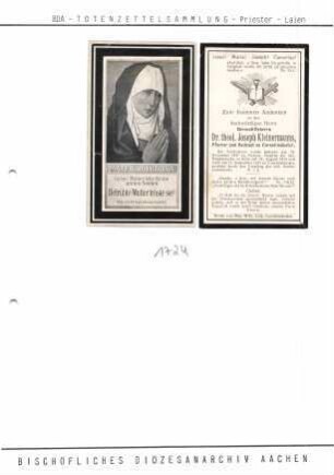 Kleinermanns, Dr. theol. Joseph