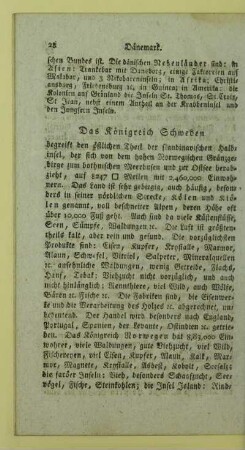 Das Königreich Schweden