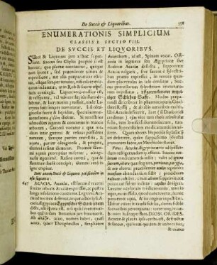 Sectio VIII. De Succis Et Liquoribus.