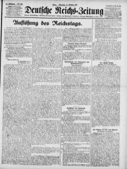 Deutsche Reichs-Zeitung. 1871-1934