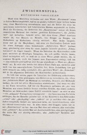 Zwischenspiel: Historische Parallelen
