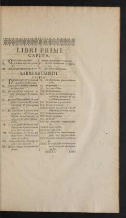 Libri Primi Capita.