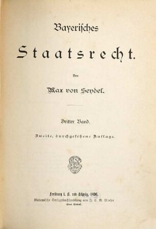 Bayerisches Staatsrecht, 3