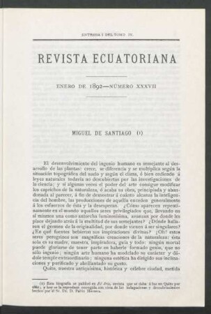 Enero de 1892 - Número XXXVII