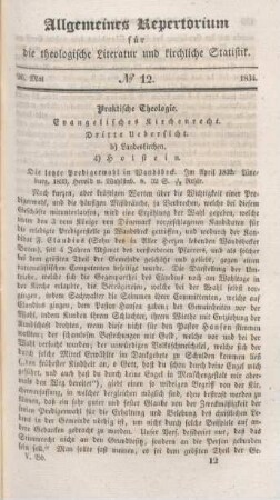 177-178 "Die letzte Predigerwahl in Wandsbeck"