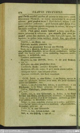 CCIX. Unde januae nomen habent?