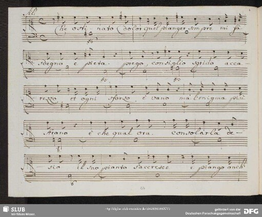 Recitativo: Che ostinato dolor