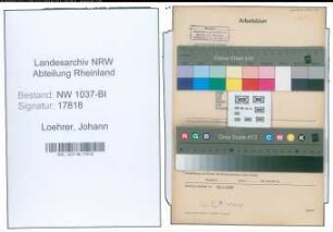 Entnazifizierung Johann Loehrer , geb. 23.03.1895 (Polizeibeamter)