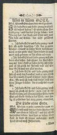 Alles in Allem GOTT