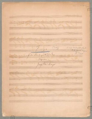 Fuge für Klavier zu vier Händen in B-Dur - BSB Mus.ms. 4740-1,15