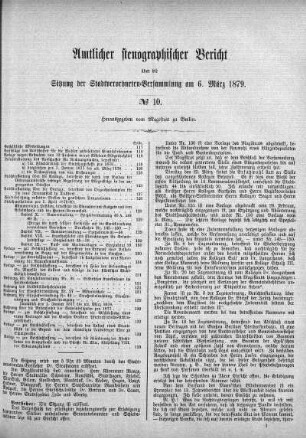 No. 10, 6. März 1879