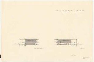 Schauspielhaus, Bochum Studiobühne: Schnitt A-A, B-B 1:200