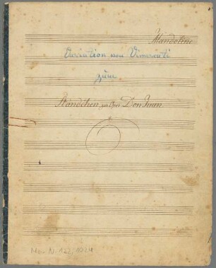 Variation von Vimercati zum Ständchen zur Oper Don Juan - BSB Mus.N. 122,1024
