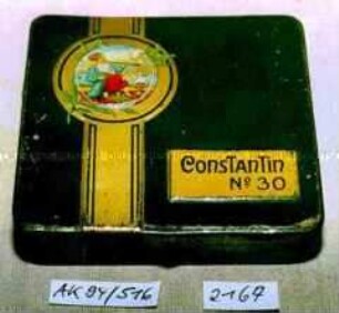 Blechdose für 20 Stück Zigaretten "ConsTanTin No. 30"