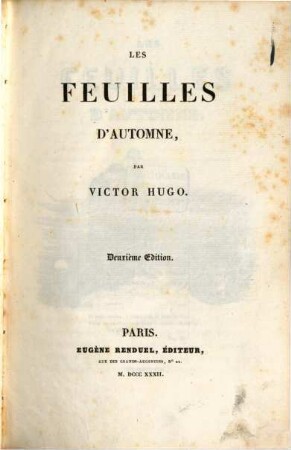 Les feuilles d'automne