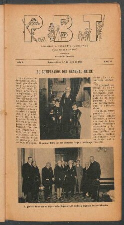 El cumpleaños del general Mitre