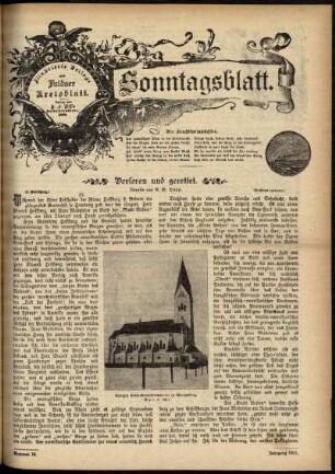Ausgabe vom Sonntag, den 21. April 1901.