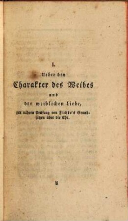 Vesta : kleine Schriften zur Philosophie des Lebens, besonders des häuslichen, 1. 1798