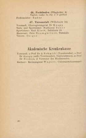 26, Akademische Krankenkasse