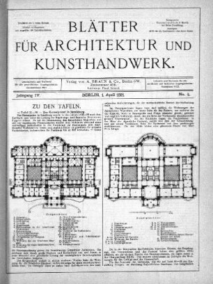 No 4, 1. April 1891