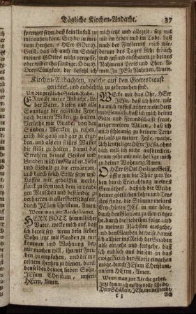 Kirchen-Andachten, welche auf den Gottesdienst gerichtet, und andächtig zu gebrauchen sind.