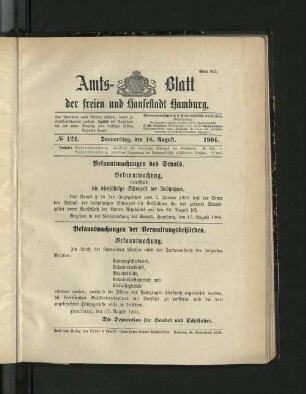 No. 124, 18. August 1904.