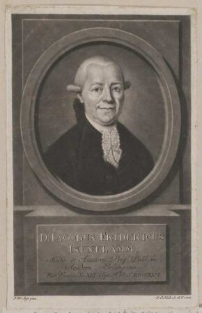 Bildnis des Iacobus Fridericus Isenflamm