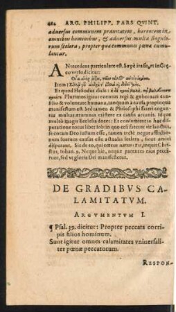 De Gradibus Calamitatum.
