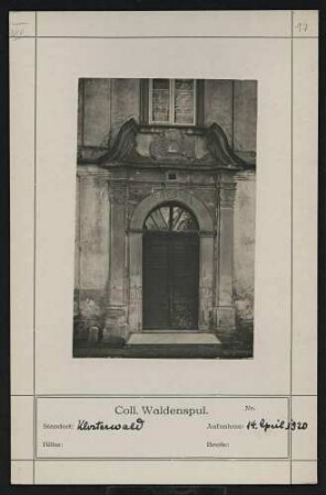 Portal Standort: Kloster Wald