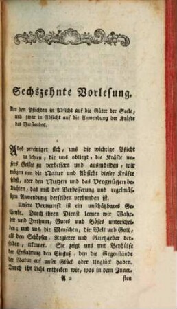 Gellerts sämmtliche Schriften, IX. Th.. Gellerts moralische Vorlesungen