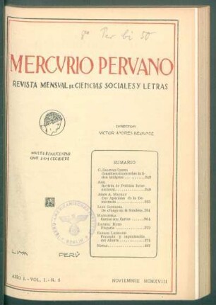 19180001005: Año 1.1918=Nr. 5