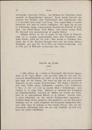 Dansk og Jysk. (1903)