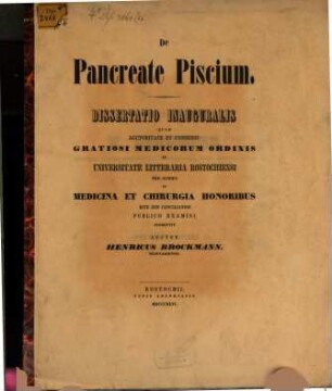 De pancreate piscium : acced. tab.