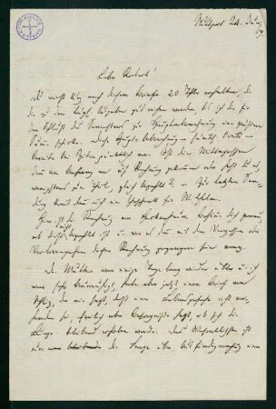 Brief vom 24. Juni 1869