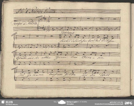 No. 7 Polka Duetto: "Liebes Weibchen trautes Täubchen"