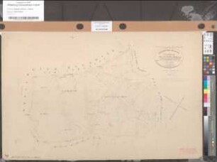 Urkarte der Flur 26 (Brokwiesen bzw. Brockwiesen) der Katastergemeinde Dielingen (Untergemeinde Dielingen), Blatt 1