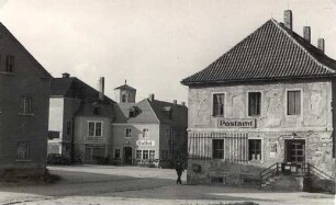 Dorfplatz in Neschwitz : Nawjes w Njeswačidle