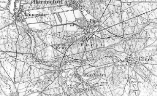 Hermsdorf-Lipsa. Reichskarte, 1:100.000, Einheitsblatt Nr. 89, 1922
