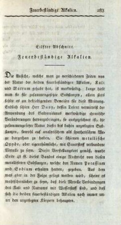 Eilfter Abschnitt. Feuerbeständige Alkalien