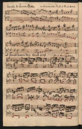 Christe du Lamm Gottes; org; F-Dur; BWV 619