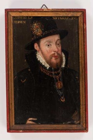 Miniaturporträt des Landgrafen Ludwig IV. von Hessen-Marburg