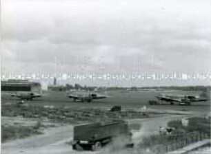 Der Flugplatz Tempelhof während der Berlin-Blockade