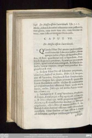 Caput VII. De Messiae officio Sacerdotali.
