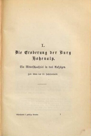 Dramatische Bilder : Schauspiele für die reifere Jugend, zur geselligen Unterhaltung und sittlichen Charakterbildung. Mit 3 Musik-Beilagen